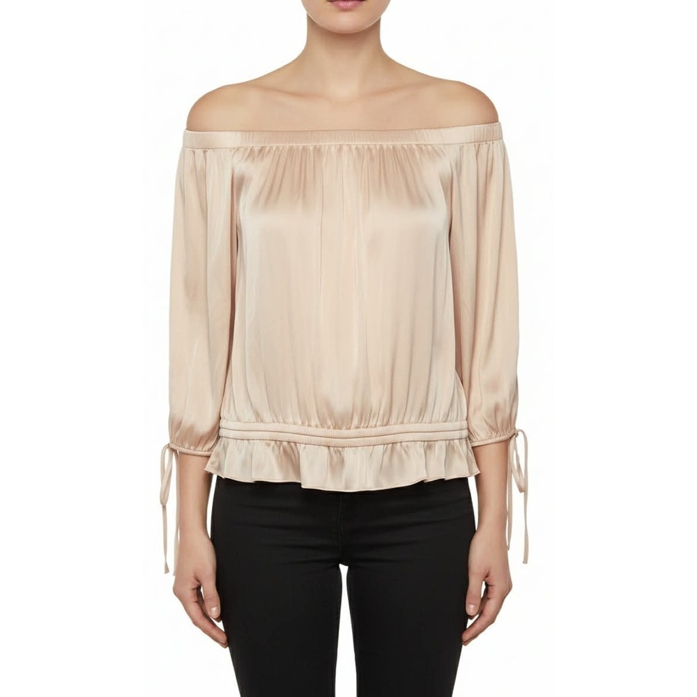 Maette blush Blouse Top women's size small balletcore romantic fairycore barbie